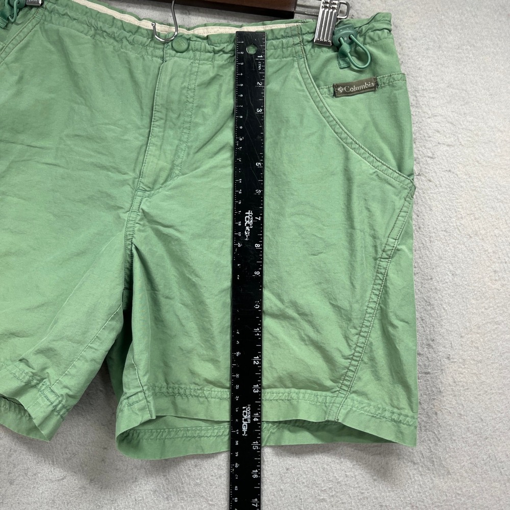 Columbia Shorts Women Medium Green Gorpcore Granola Outdoor Utility Hiking Trail - Picture 5 of 8